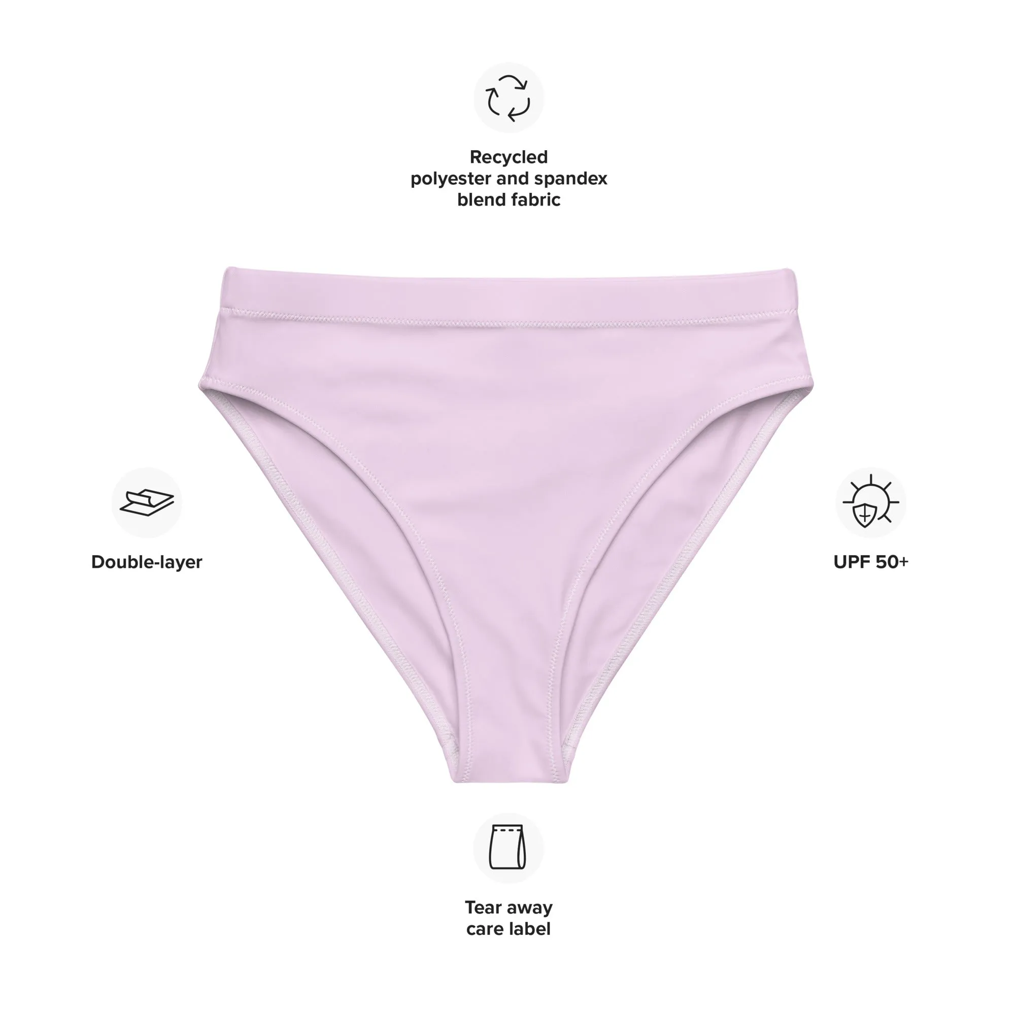 MIAMI ECO HIGH WAISTED BIKINI BOTTOM | PASTEL SELAGO