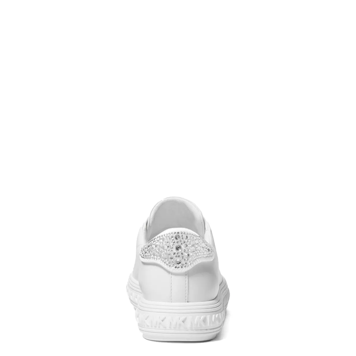 Michael Kors - Grove Optic White leather Sneakers with decorations - 43H3GVFS2L - OPTIC/WHITE