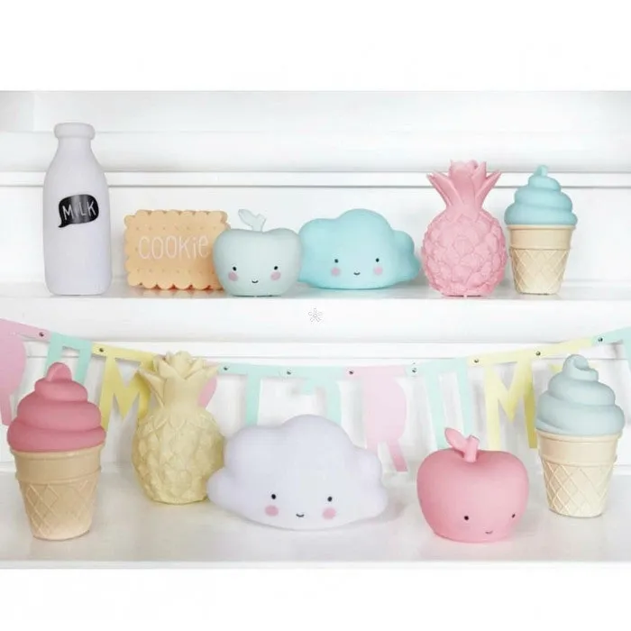 Mini apple light mint by Little Lovely Company