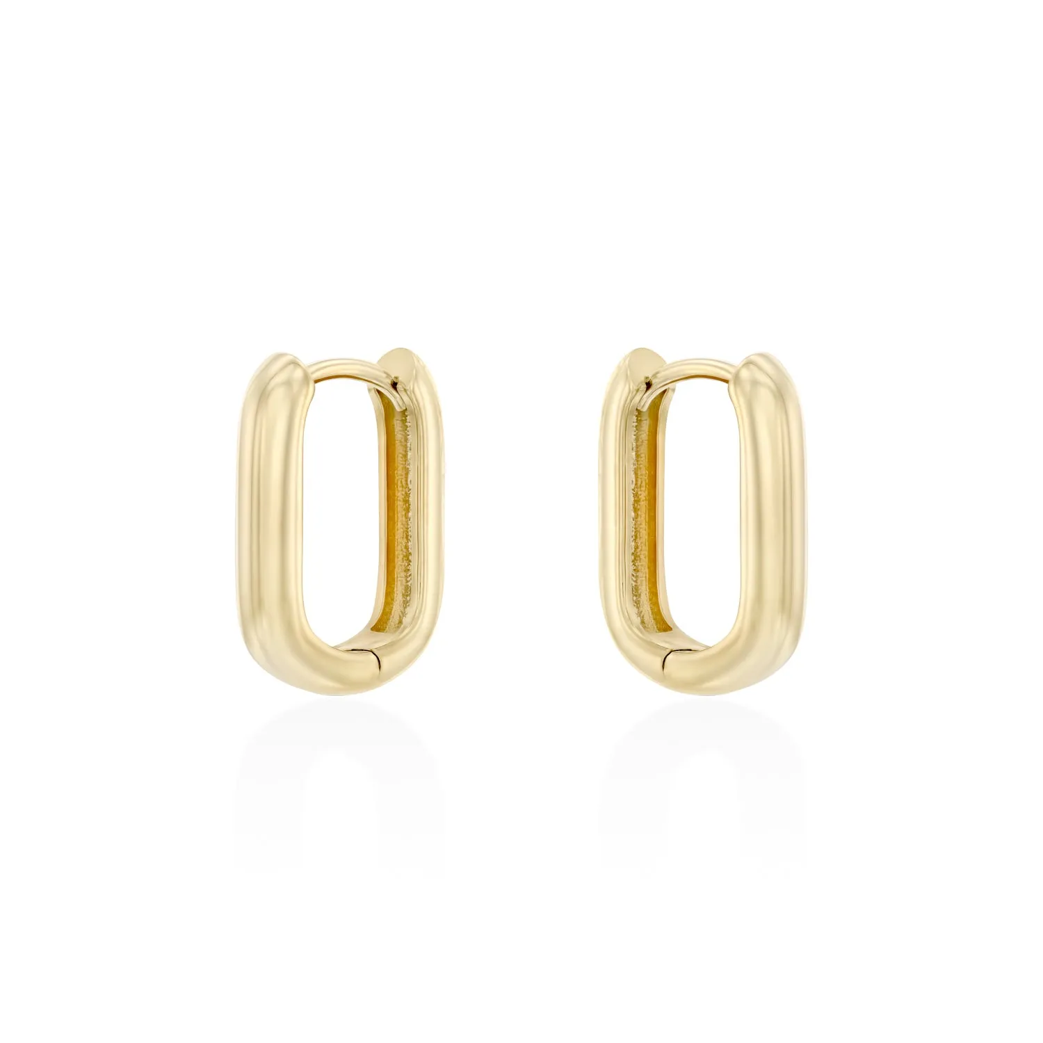 Mini Ava gold hoop earring