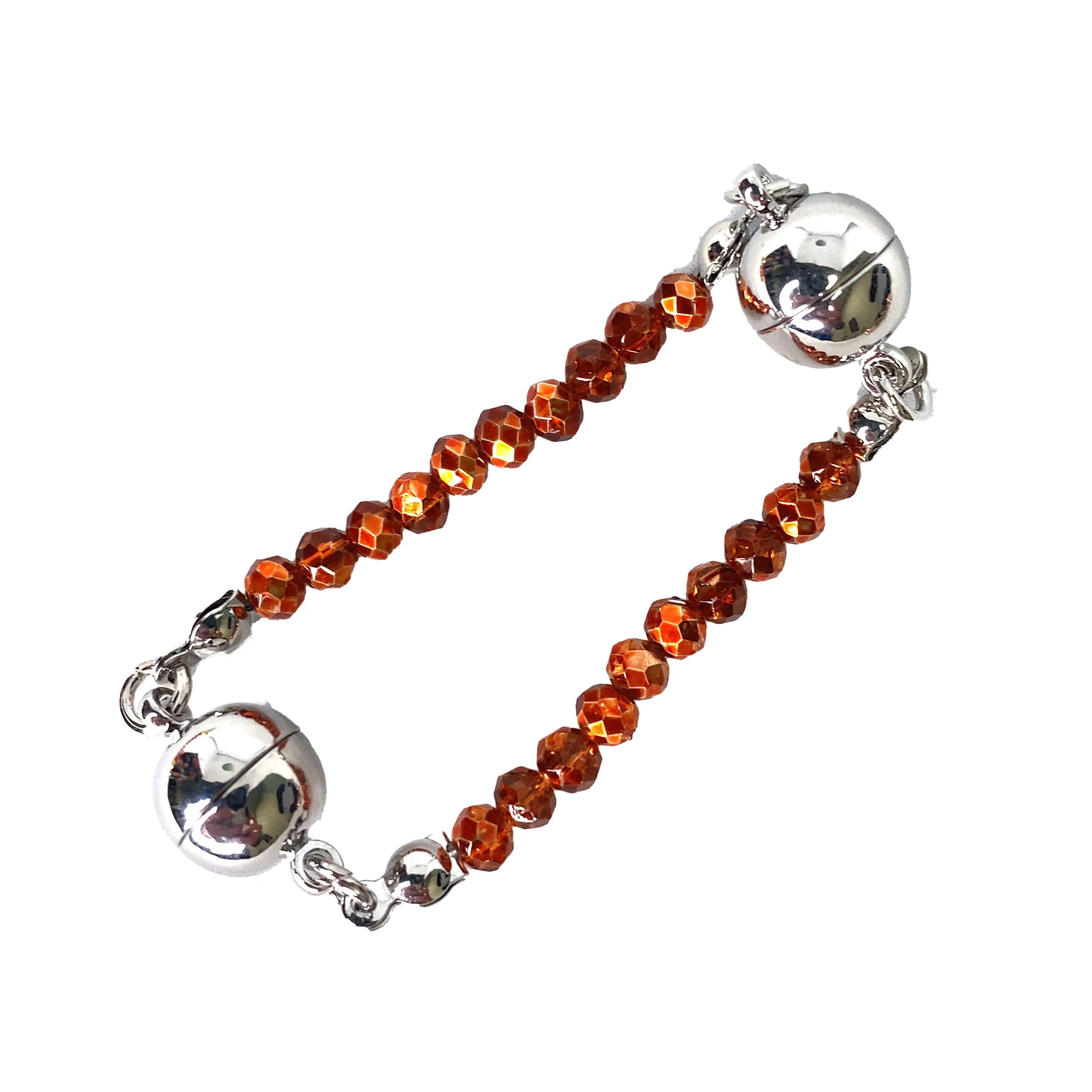 Mini Connectors - Orange Copper Crystal