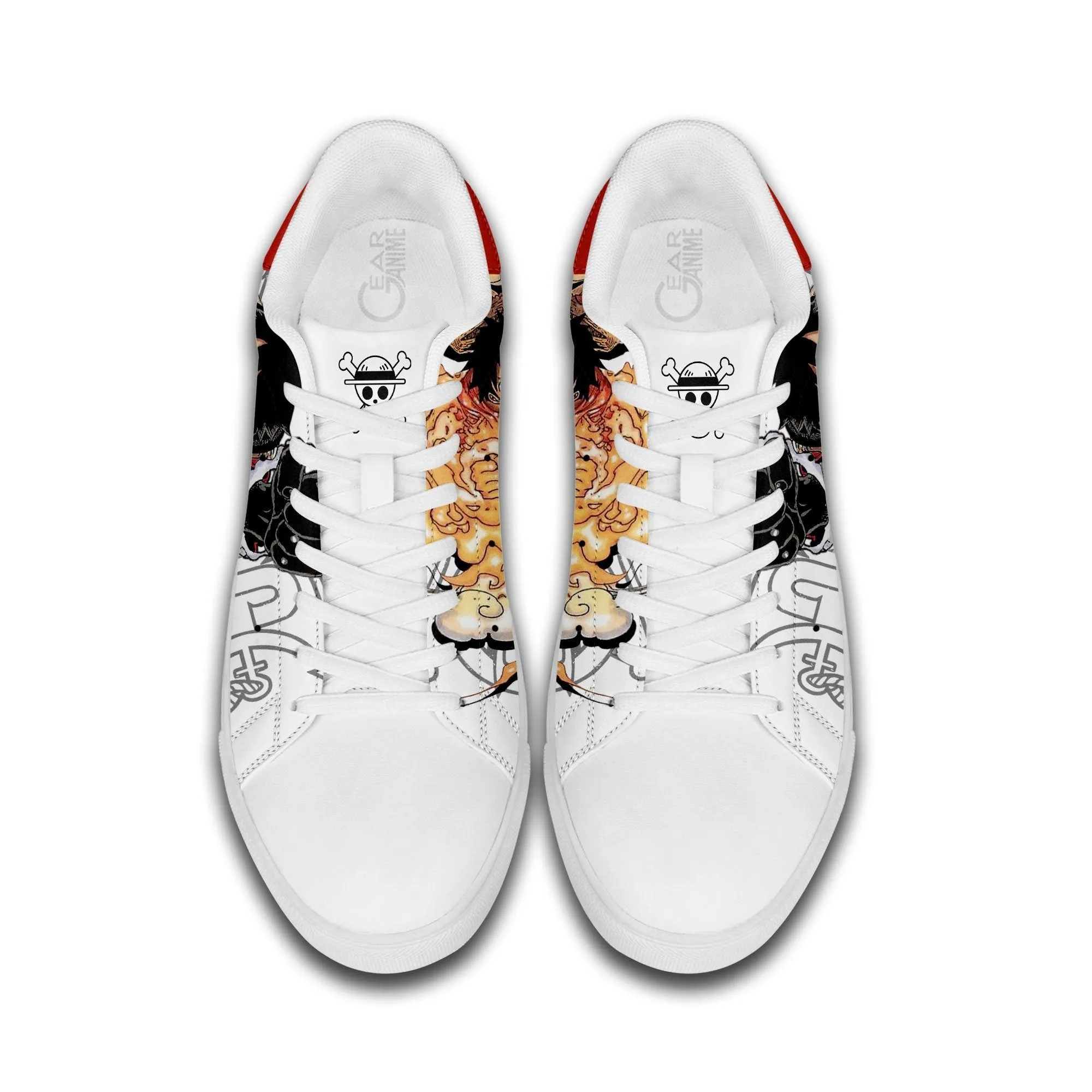 Monkey D Luffy Skate Sneakers Custom Anime OP Shoes
