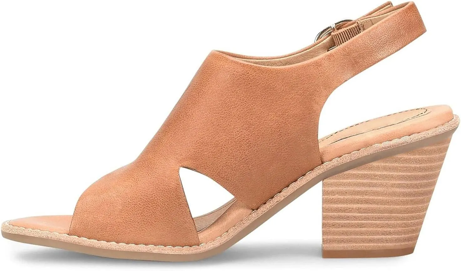 MOOMMO Women Chunky Stacked Heel Sandals Open Peep Toe Ankle Strap 3 Inch Heels Cutout Sandal Booties Strappy Slingback Dress Shoes Pumps Croc Suede Ladies Dressy Casual Summer Comfort 4-11 M US