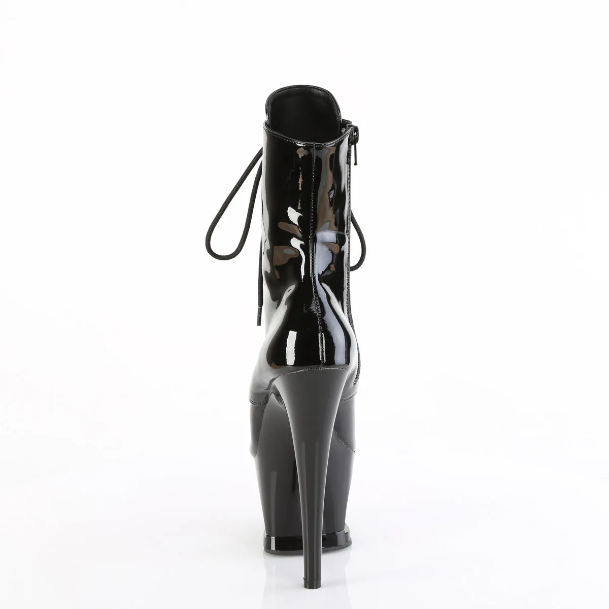 MOON-1020DIA Pleaser Black Patent Sexy Platform Shoes (Pole Dancing Heels)
