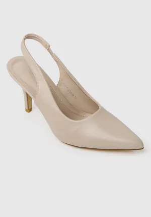 Moyra Pointed Toe Heels (Nude)