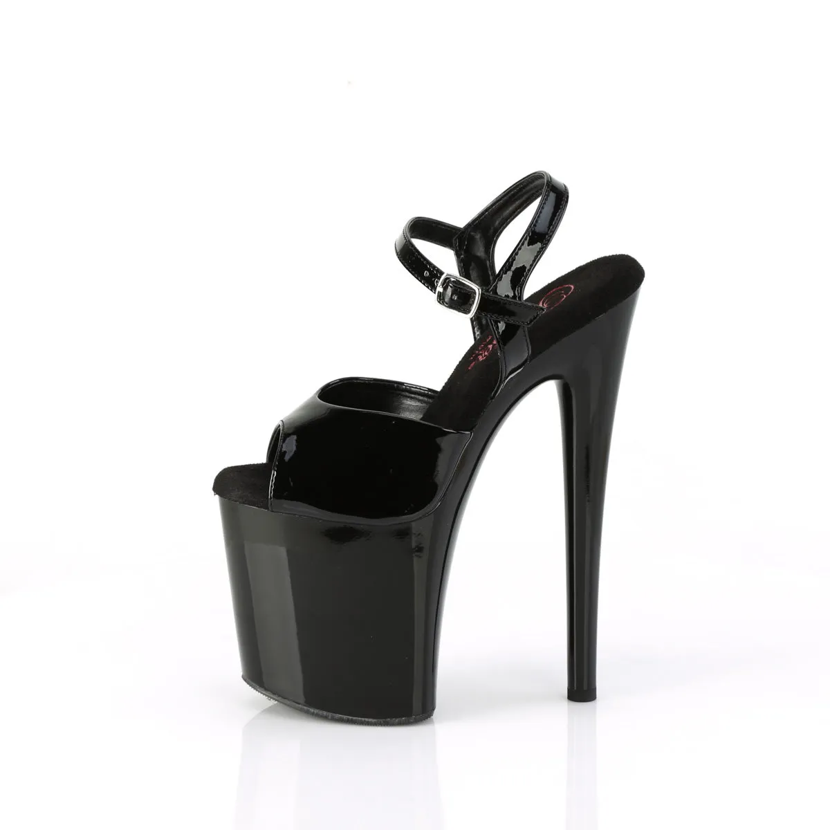 NAUGHTY-809 Pleaser Black Patent Sexy Platform Shoes (Pole Dancing Heels)