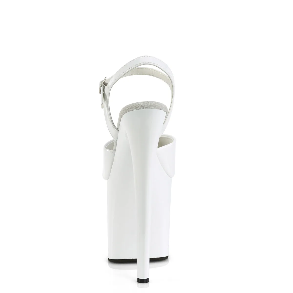 NAUGHTY-809 Pleaser White Patent Sexy Platform Shoes (Pole Dancing Heels)