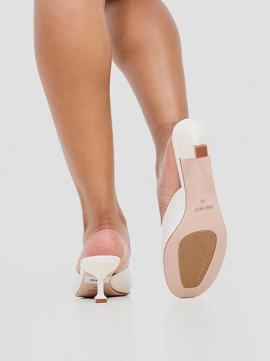 Nine West Lexina Heel - White