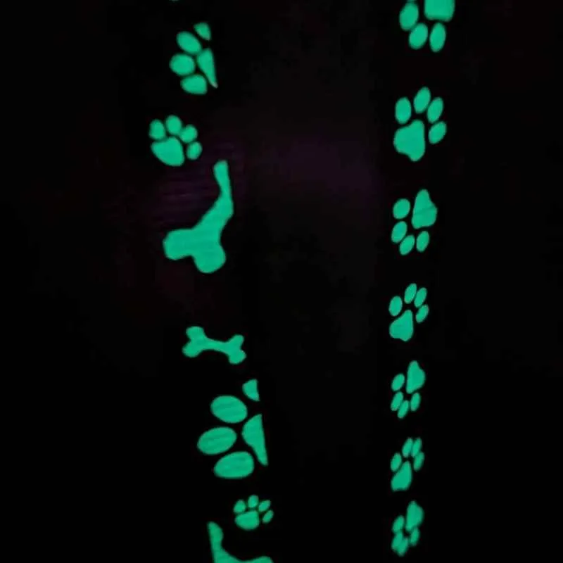 Nylon Webbing, Glow in the Dark, Black