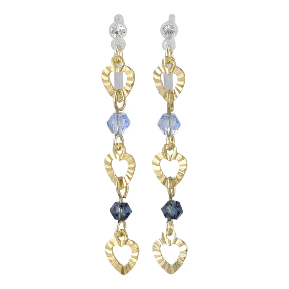 Open Heart Link Invisible Clip Ons