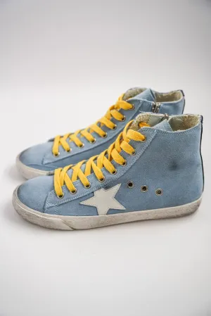 Pale Blue High Tops