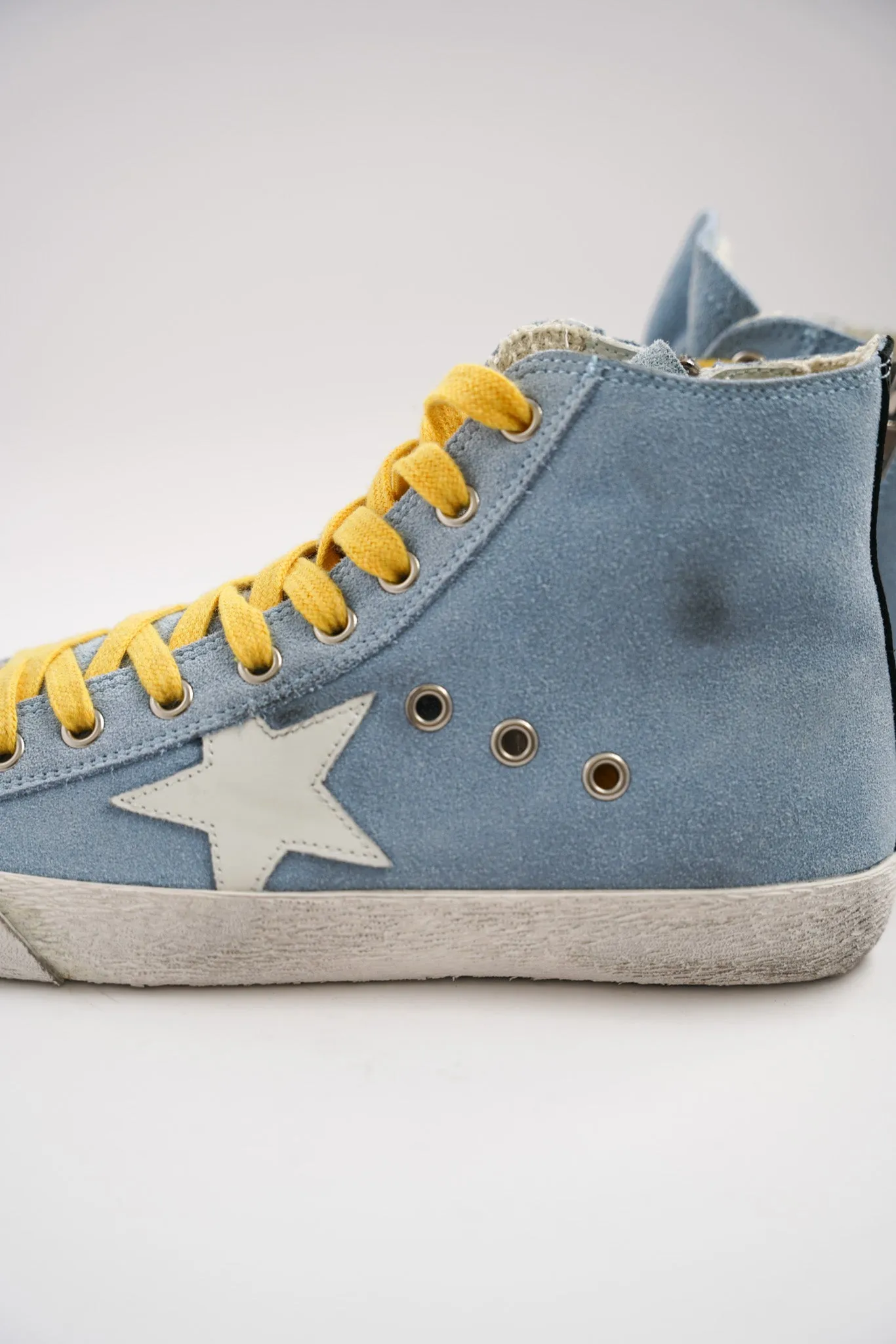 Pale Blue High Tops