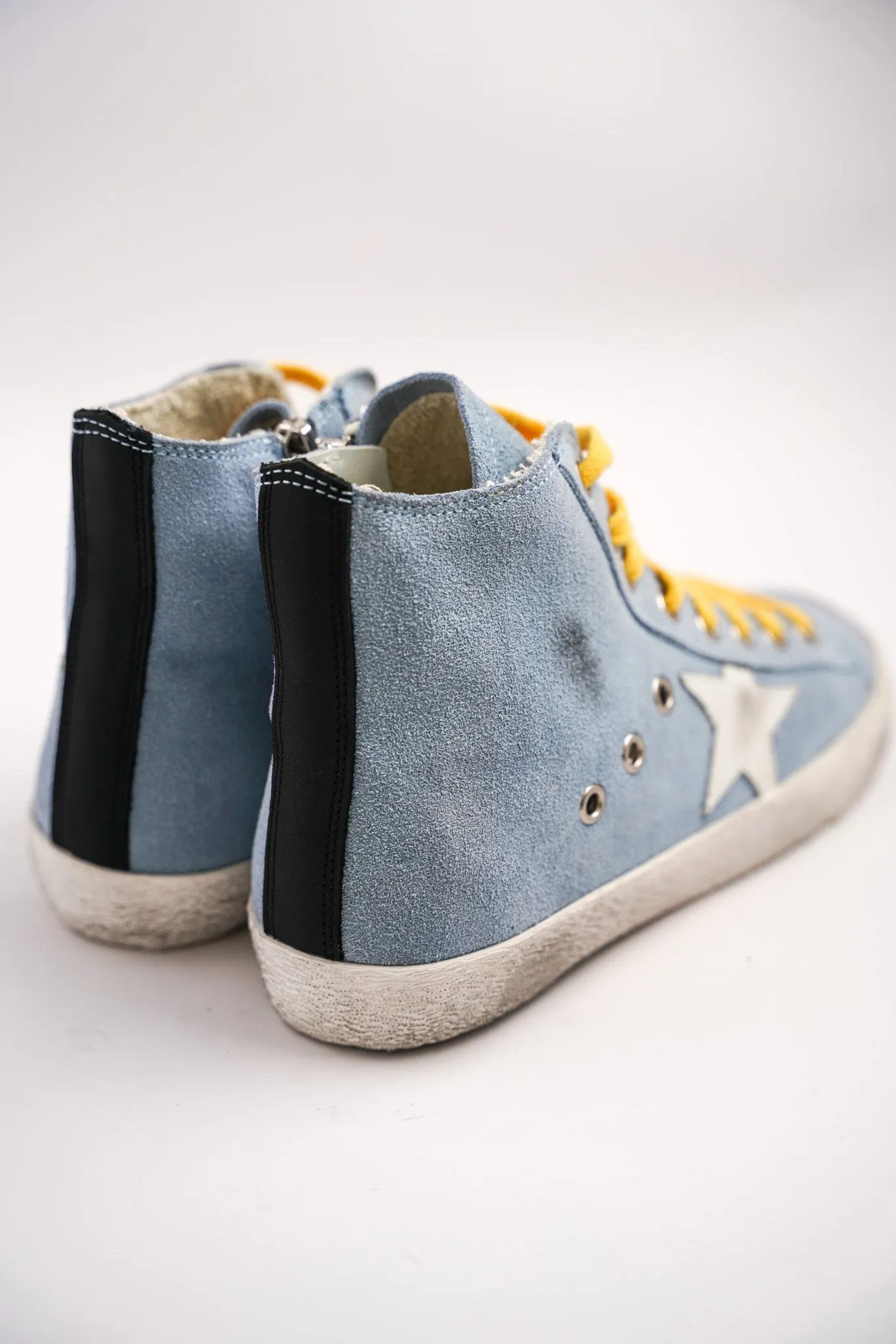 Pale Blue High Tops