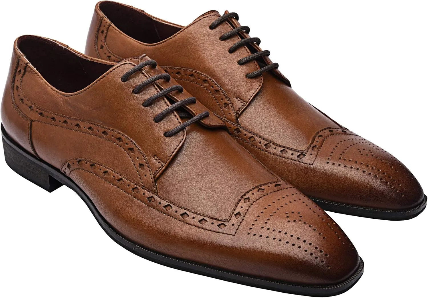 Pascal | Genuine Leather Dress Shoes | Men's Italian Oxford Shoes | Handcrafted Formal Shoes | Handmade Sole