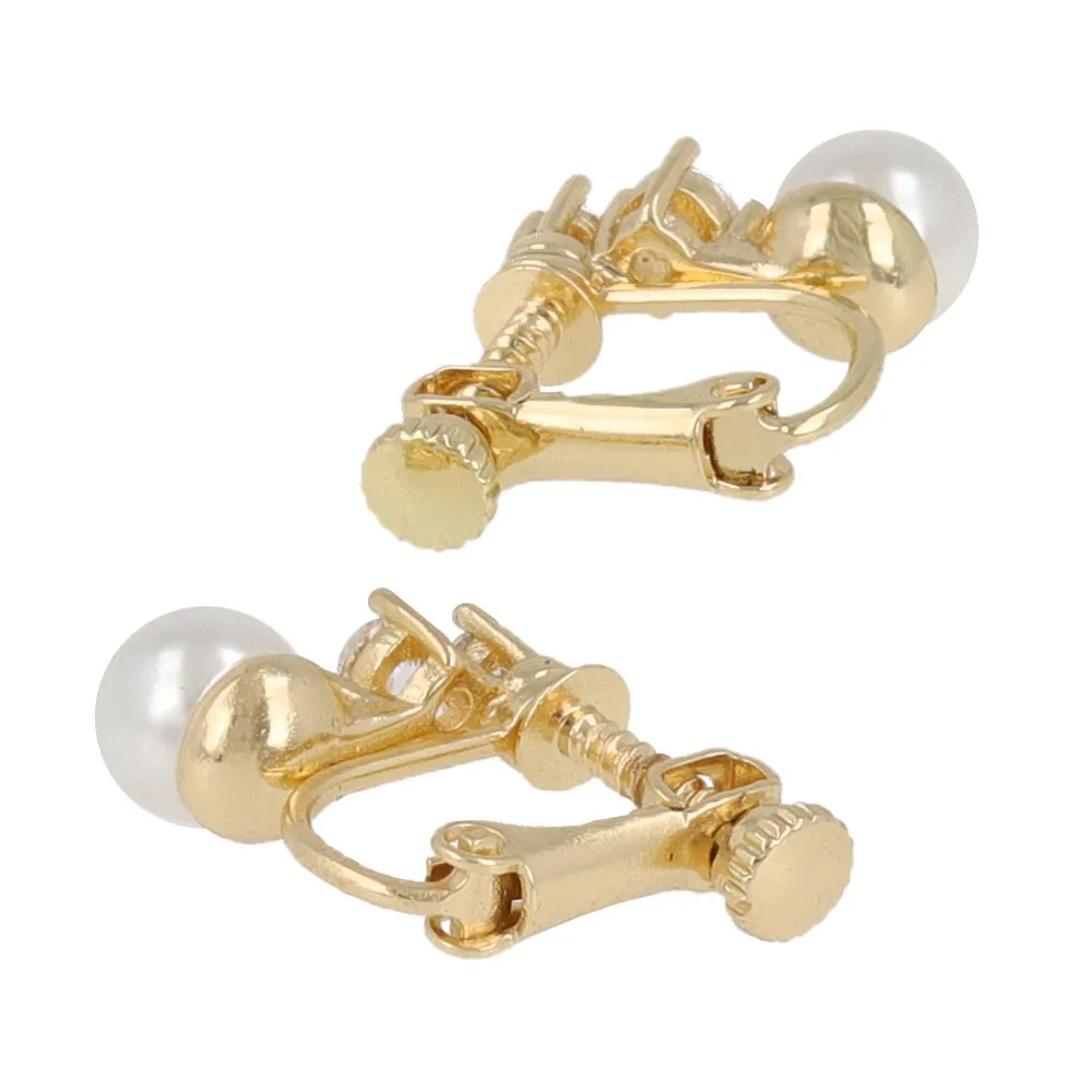 Pearl Gemline Clip Ons