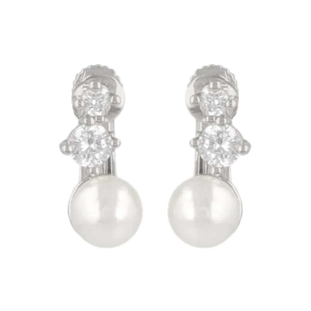 Pearl Gemline Clip Ons