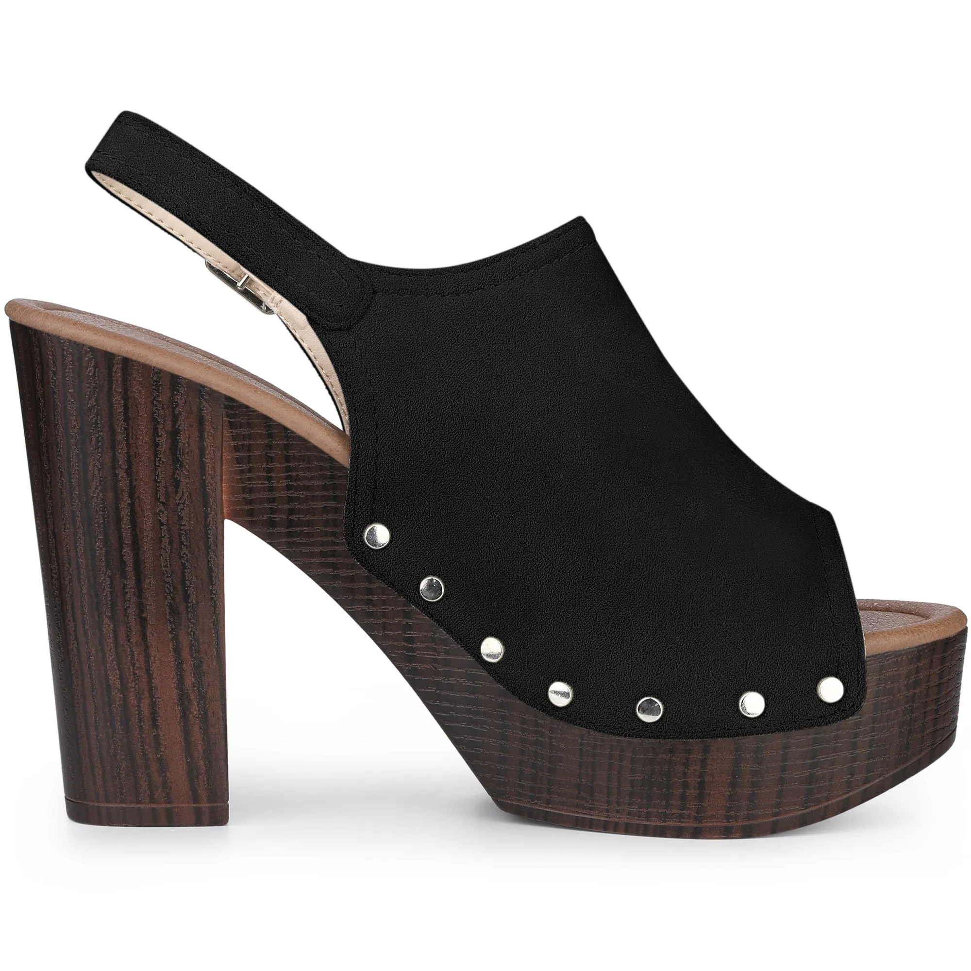Perphy Slingback Platform Chunky High Heel Sandals