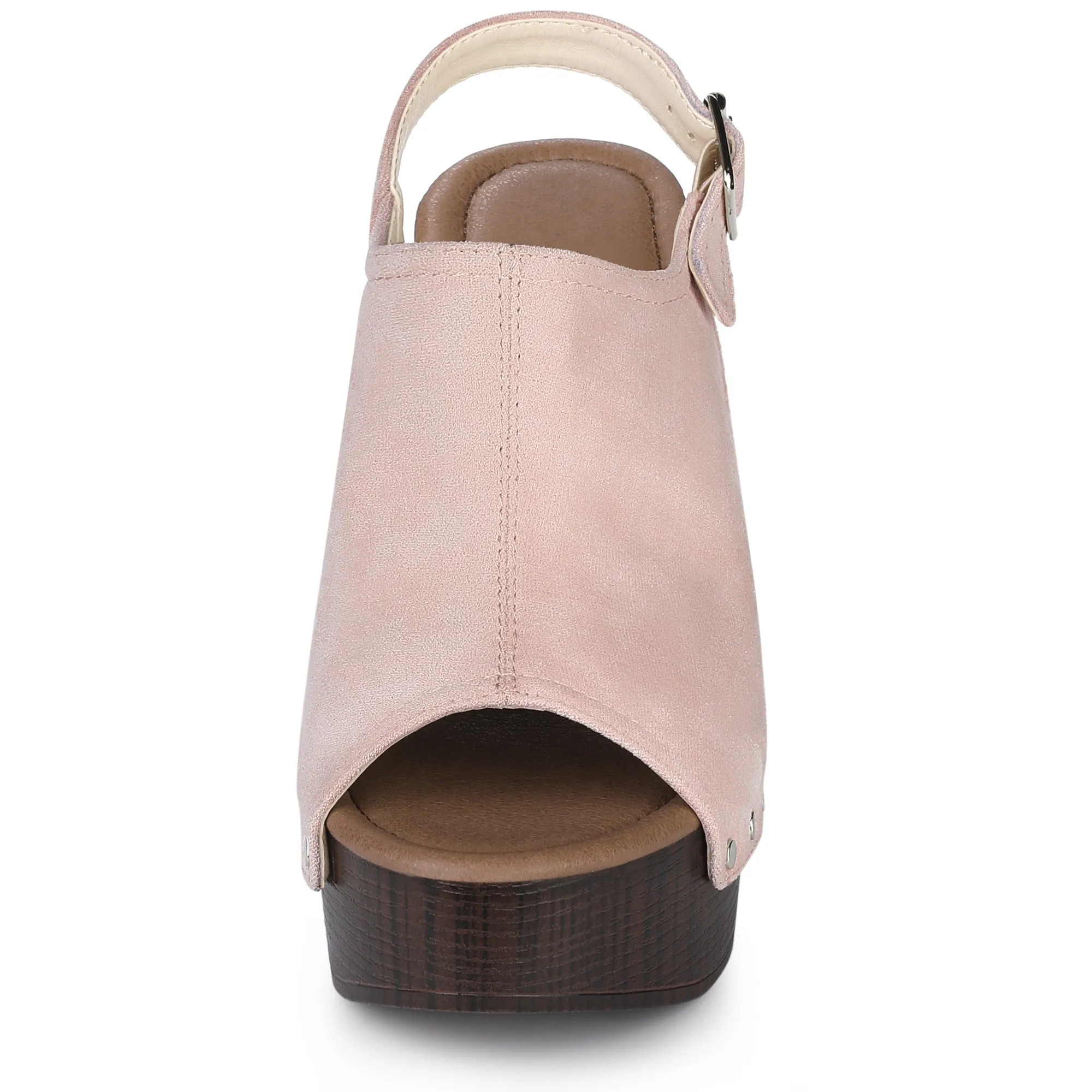 Perphy Slingback Platform Chunky High Heel Sandals