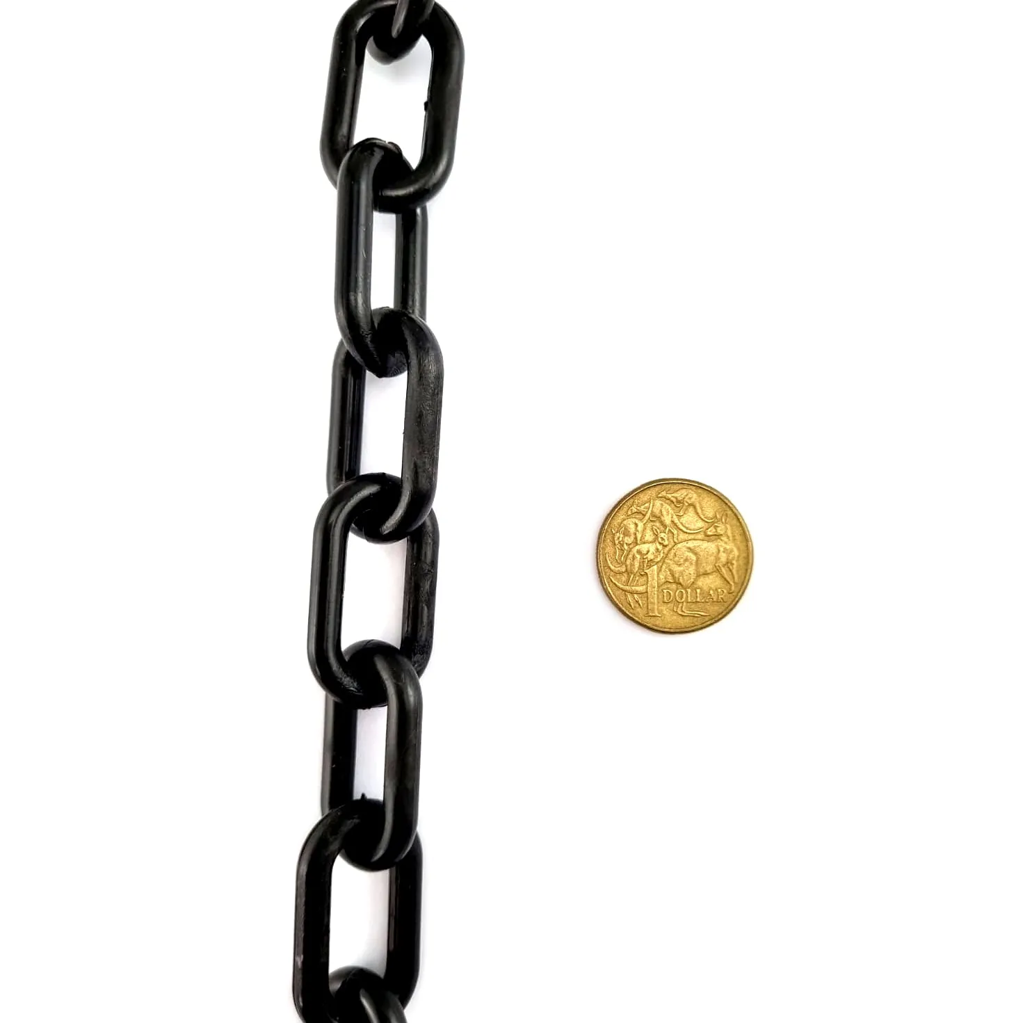Plastic Chain - Black - 6mm x 40m
