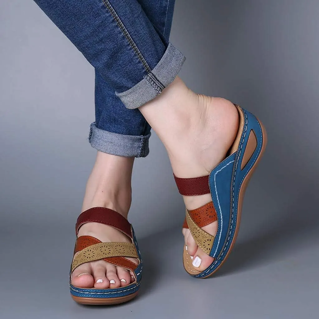Platform Sandals for Women Wedge Sandals Summer Orthopedic Sandals Comfortable Wide Width Sandals Dressy Beach Sandals