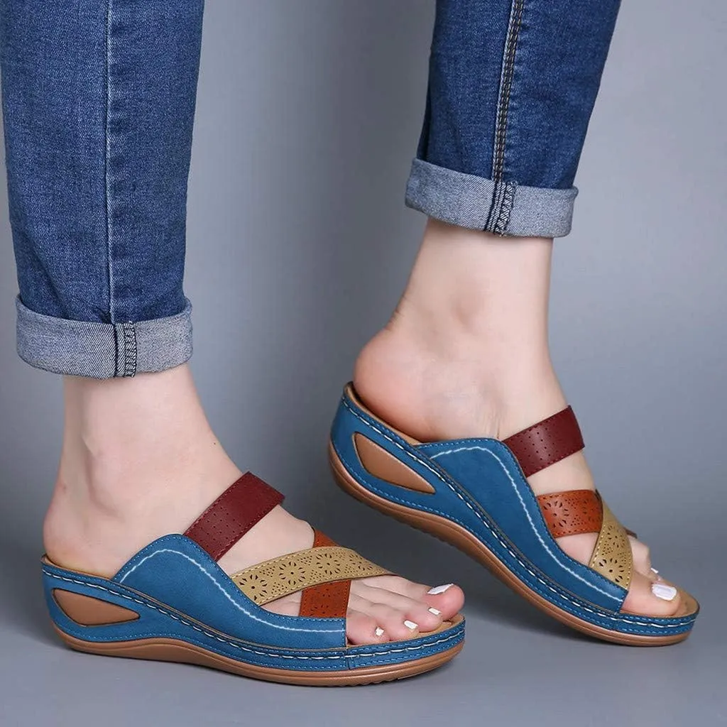 Platform Sandals for Women Wedge Sandals Summer Orthopedic Sandals Comfortable Wide Width Sandals Dressy Beach Sandals