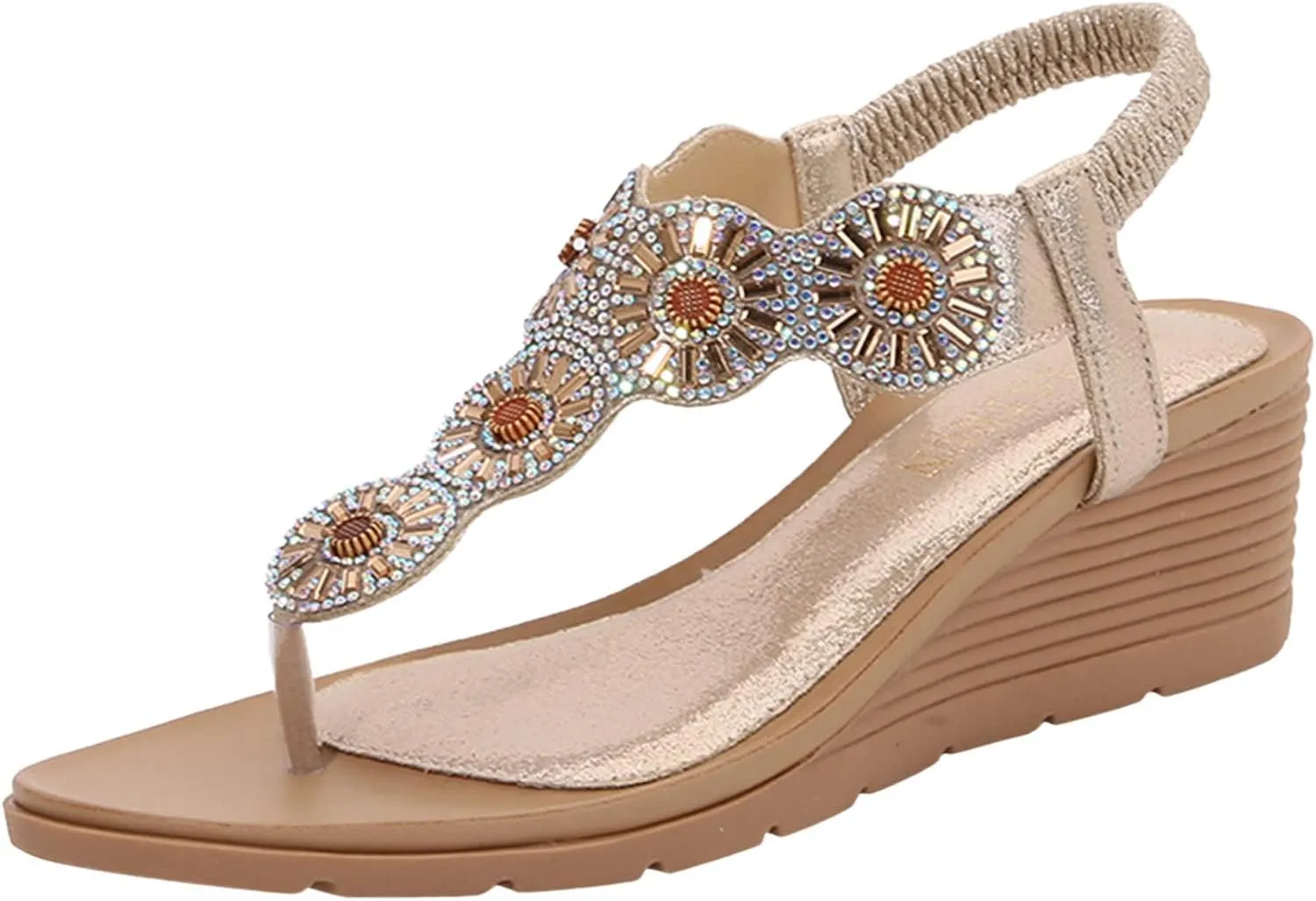 Platform Sandals Women Slip On Mules with Crisscross Bows and Chunky Heel Comfortable Wedge Slides for Summer Outfits Orthopedic Sandal Beach Dressy Flip Flops for Wide Toe 2025 Spring