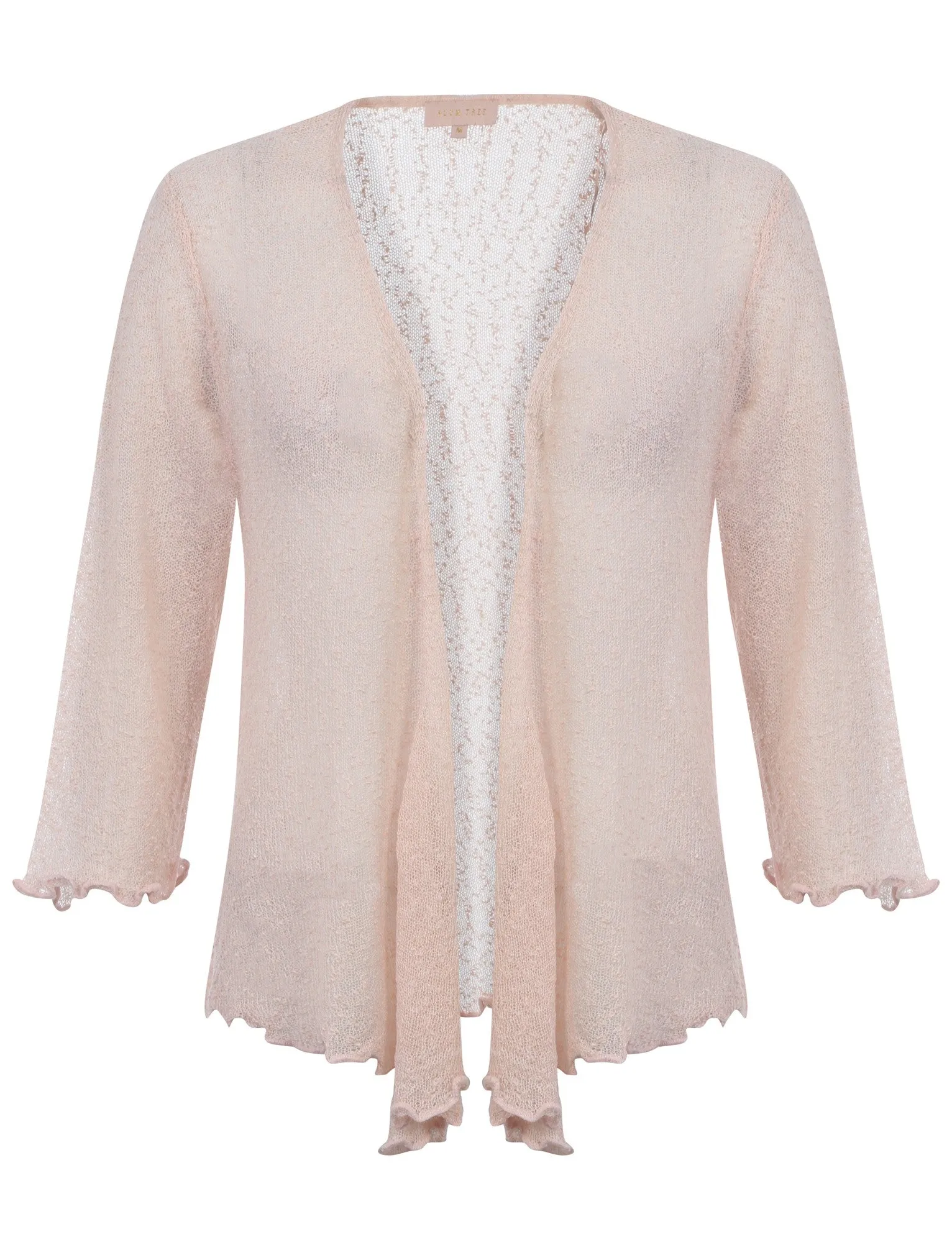 Plum Tree Chickweed pink cardigan