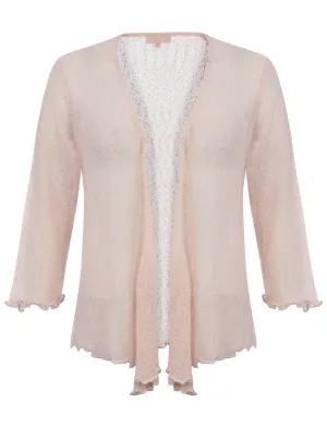 Plum Tree Chickweed pink cardigan