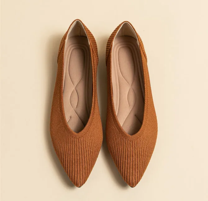 Pointed Shallow Mouth Flat Sole Shoes Women's Casual Large Size Boat Shoes Commuter Shoes