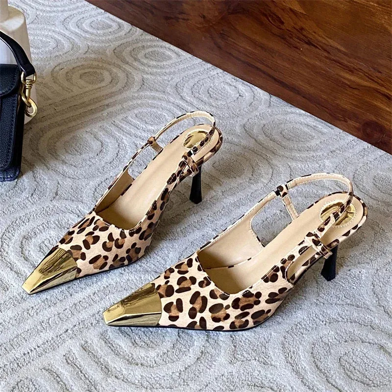Pointed Toe Pumps Thin Low Heels Stripper Shoes