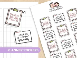 Positivity Notes 5 Planner Stickers