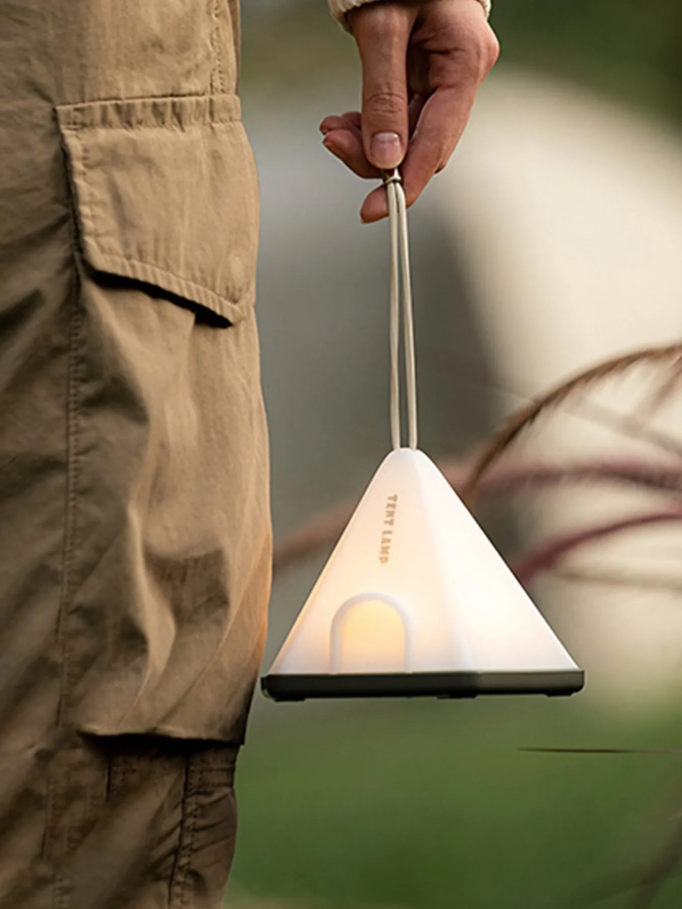 Premium Tent Night Light with Hanging Strap & Base – 6 Adjustable Brightness Levels for Ultimate Camping Ambiance
