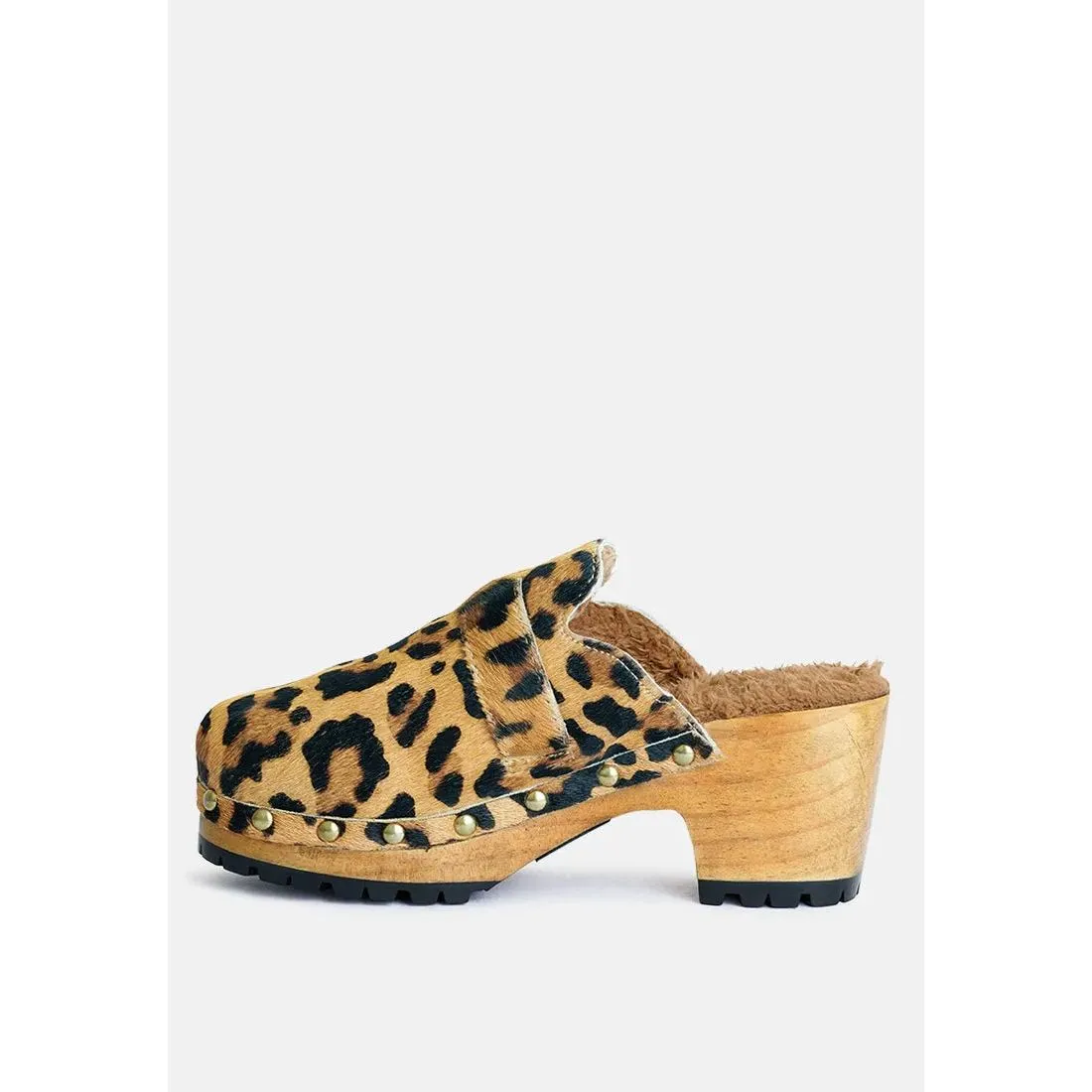 Prunus Buckled Suede Mule Clogs