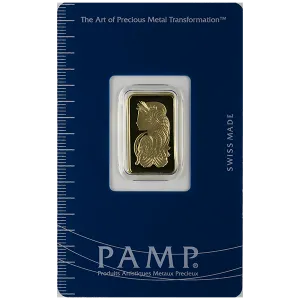 Pure Gold Bars 5 Gram Pamp