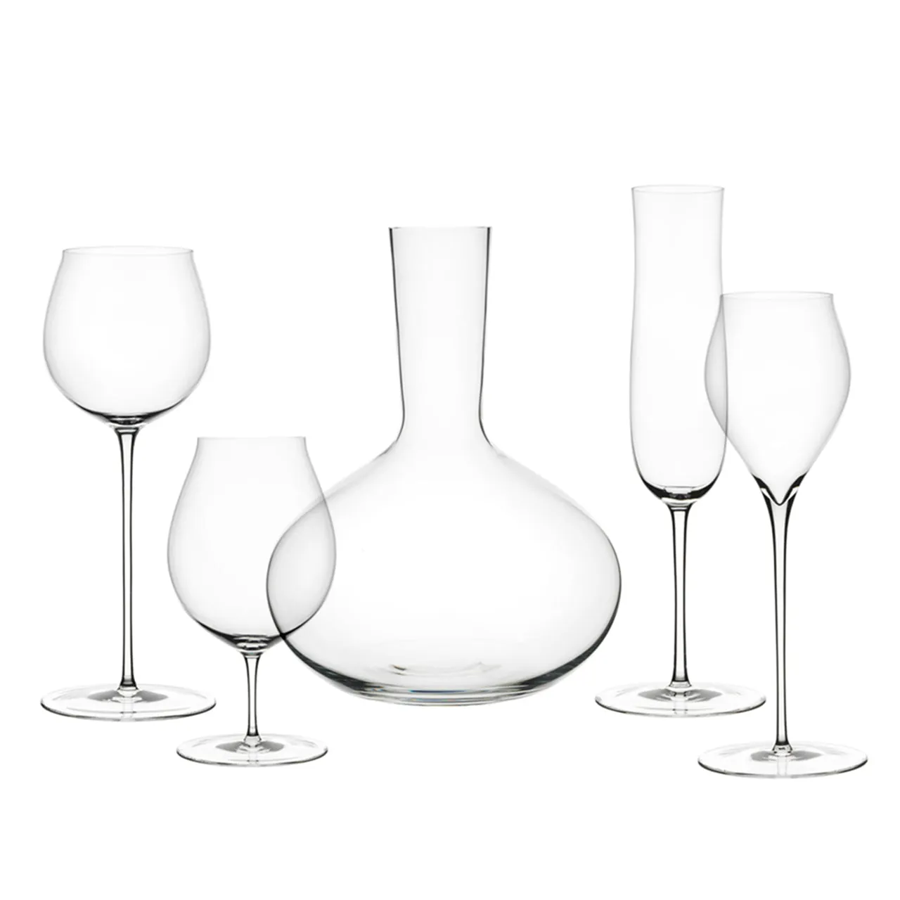 "Ballerina" Drinking Set No. 276 Champagne C Glass by Paul Wieser