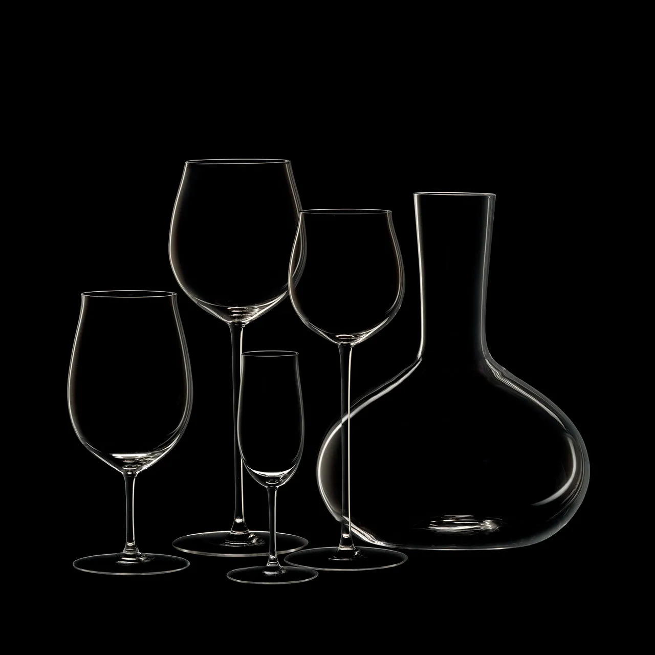 "Ballerina" Drinking Set No. 276 Champagne C Glass by Paul Wieser
