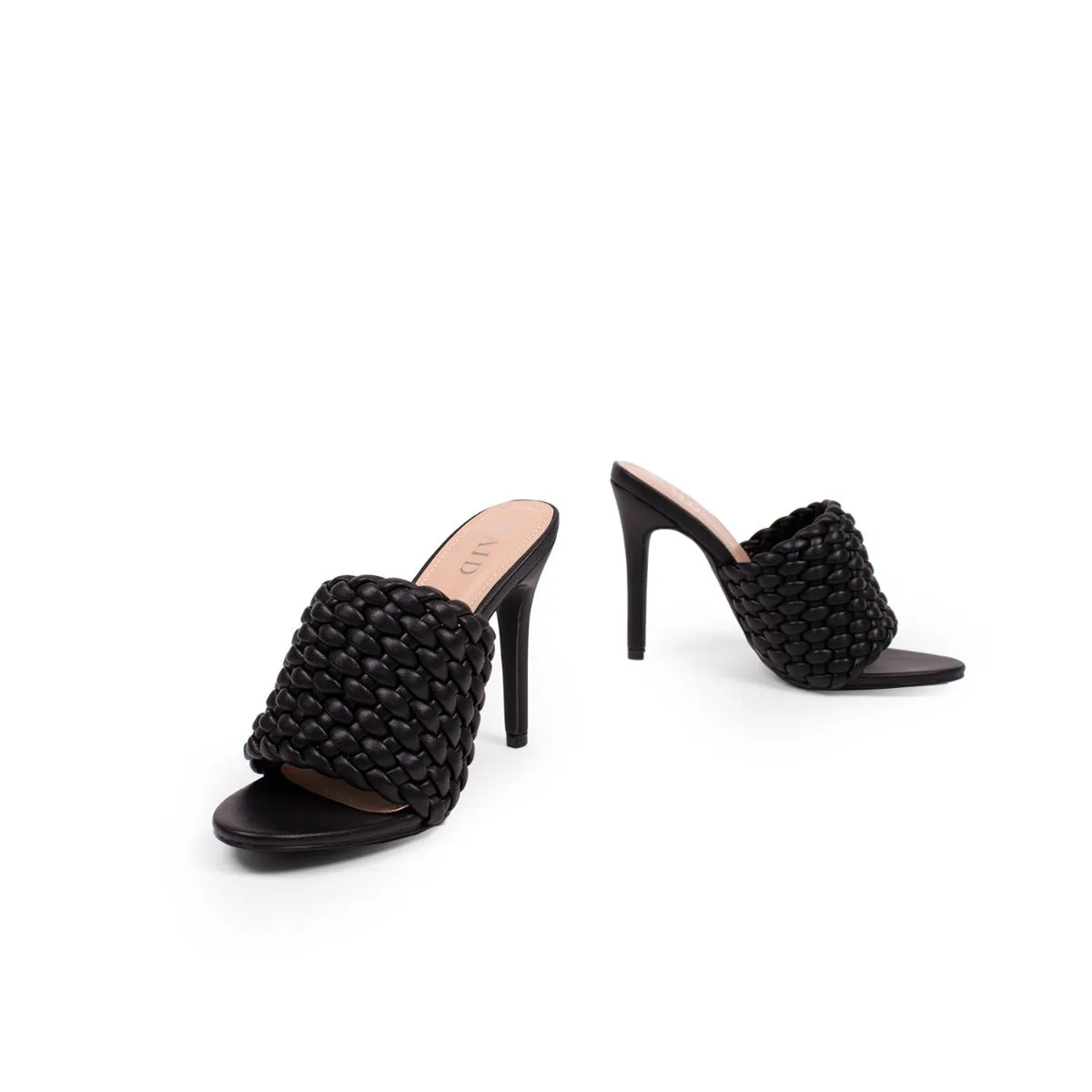 RAID Tanya Heeled Mule in Black