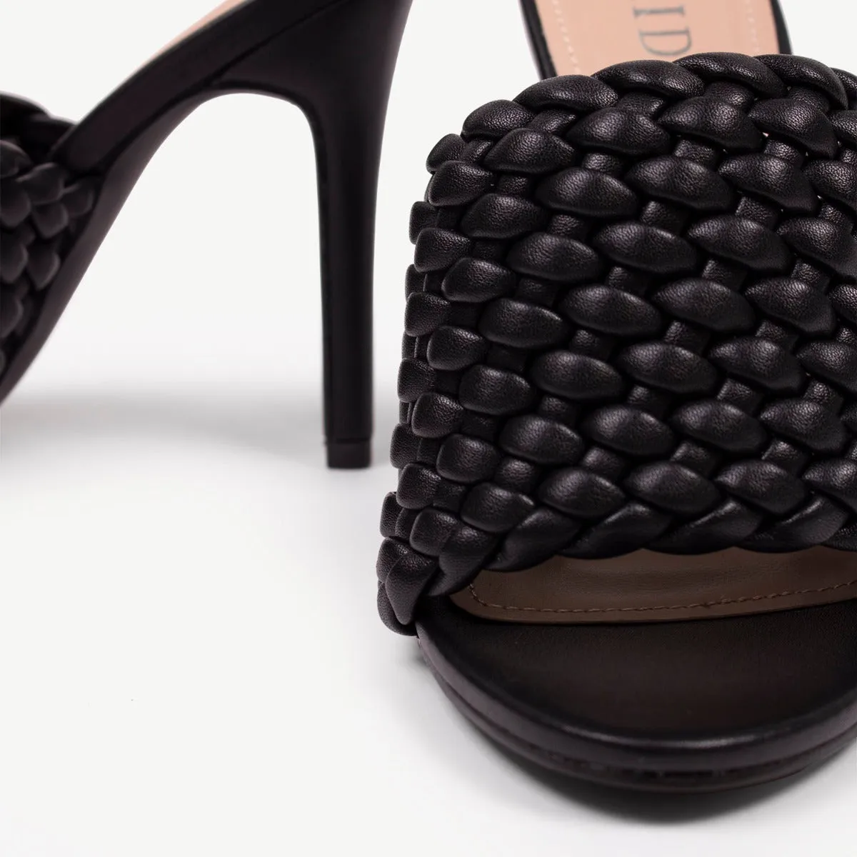 RAID Tanya Heeled Mule in Black