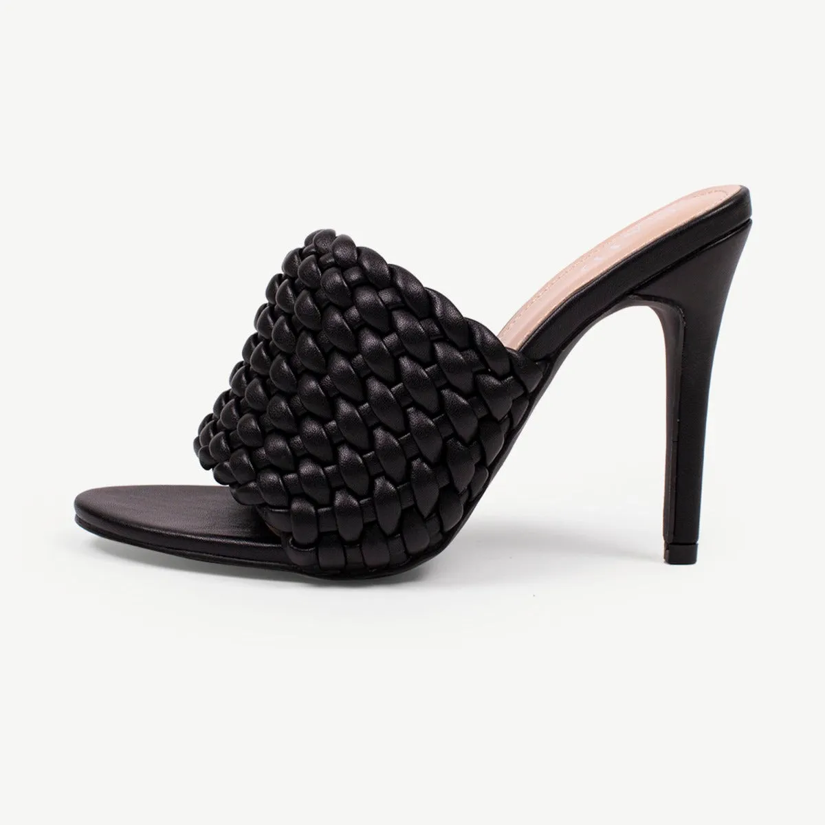 RAID Tanya Heeled Mule in Black