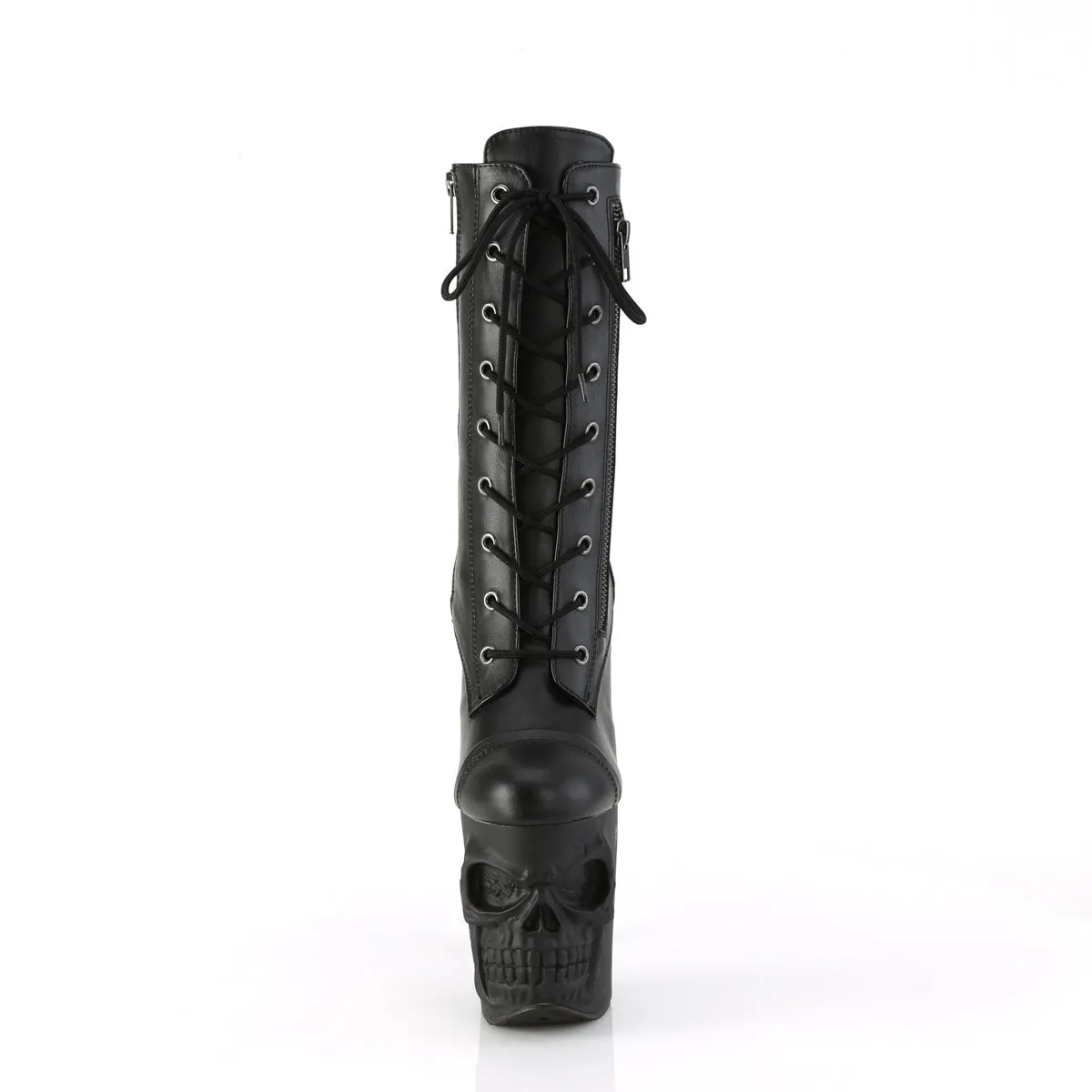 RAPTURE-1047 Pleaser Black Faux Leather Sexy Platform Shoes (Pole Dancing Heels)