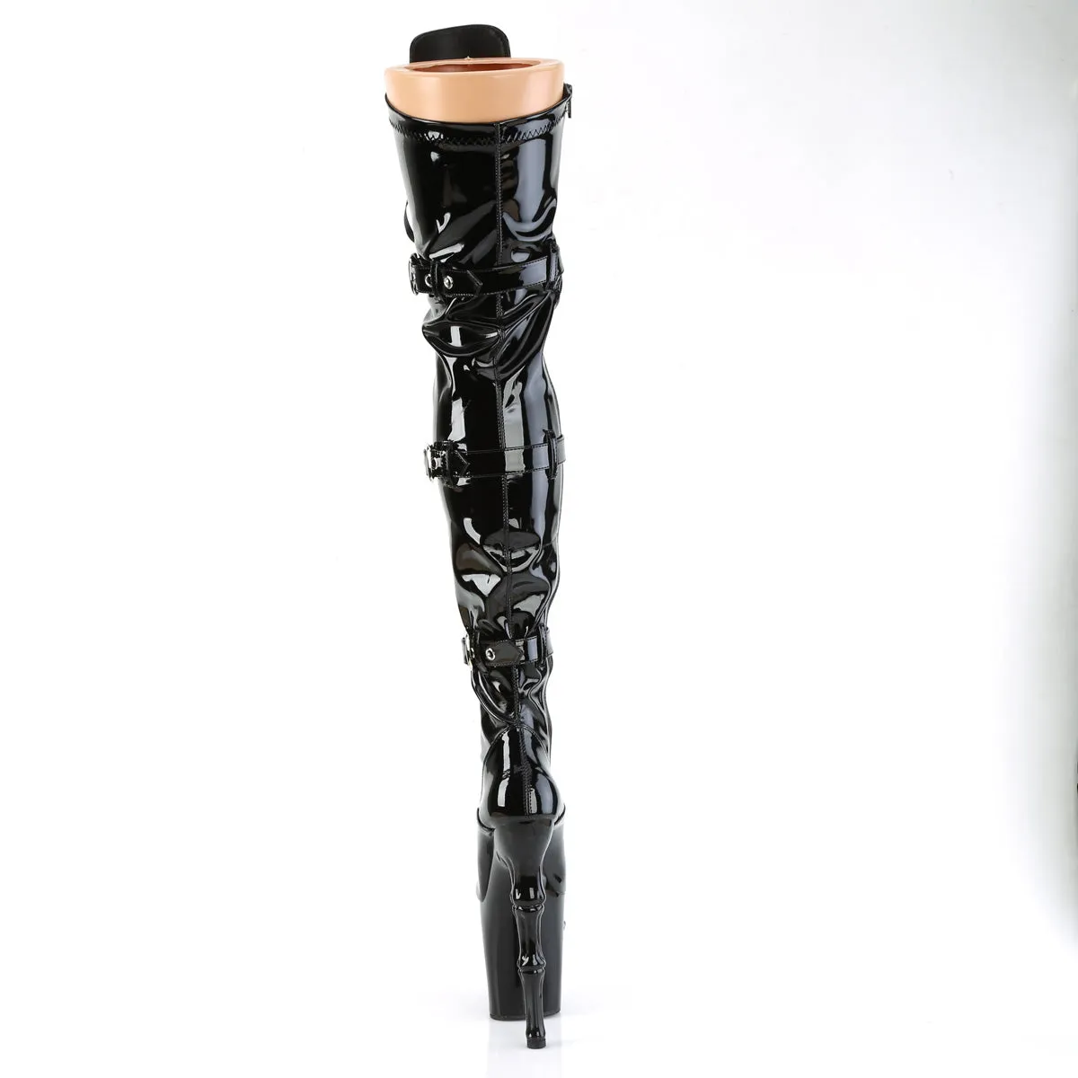RAPTURE-3028 Pleaser Black Patent Sexy Platform Shoes (Pole Dancing Heels)