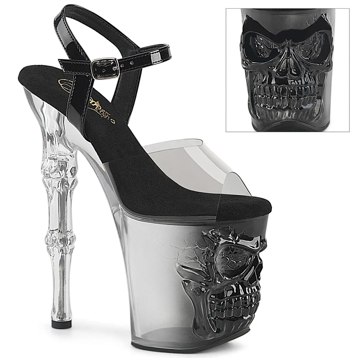RAPTURE-808T-1 Pleaser Smoke Sexy Platform Shoes (Pole Dancing Heels)
