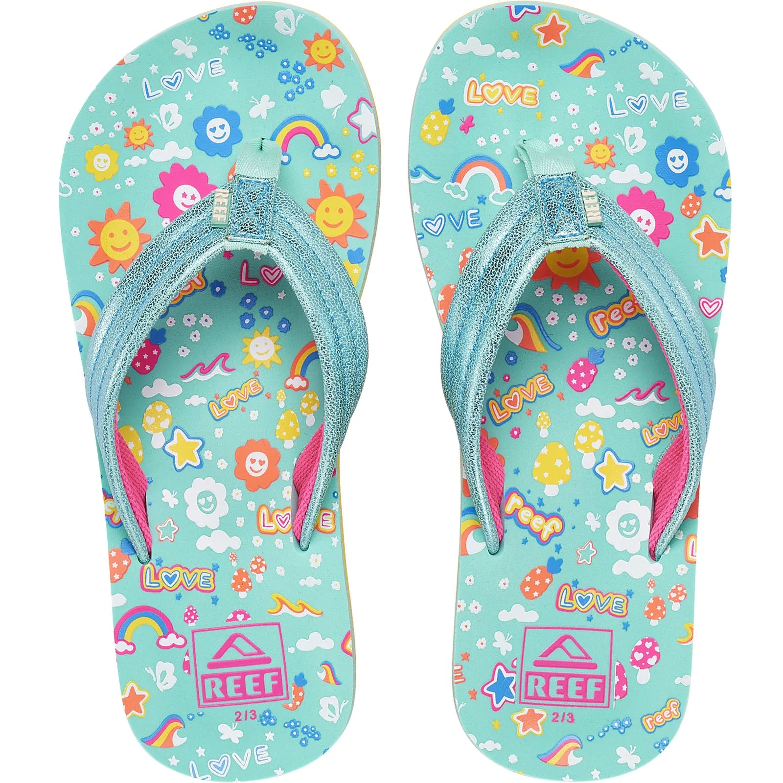 Reef Kids Ahi Thongs Flip Flops