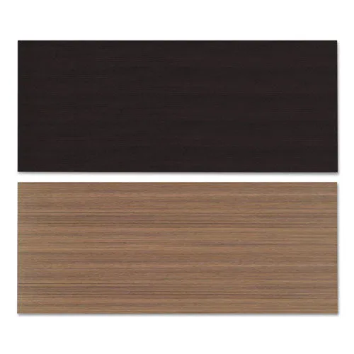 Reversible Laminate Table Top, Rectangular, 71.5w X 29.5d, Espresso/walnut