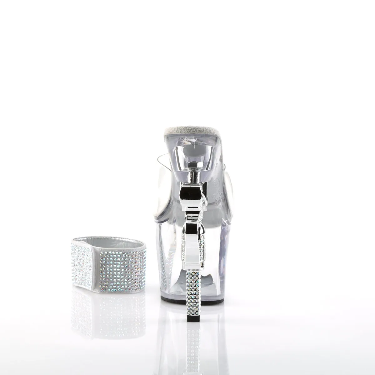 REVOLVER-712 Pleaser Clear Sexy Platform Shoes (Pole Dancing Heels)