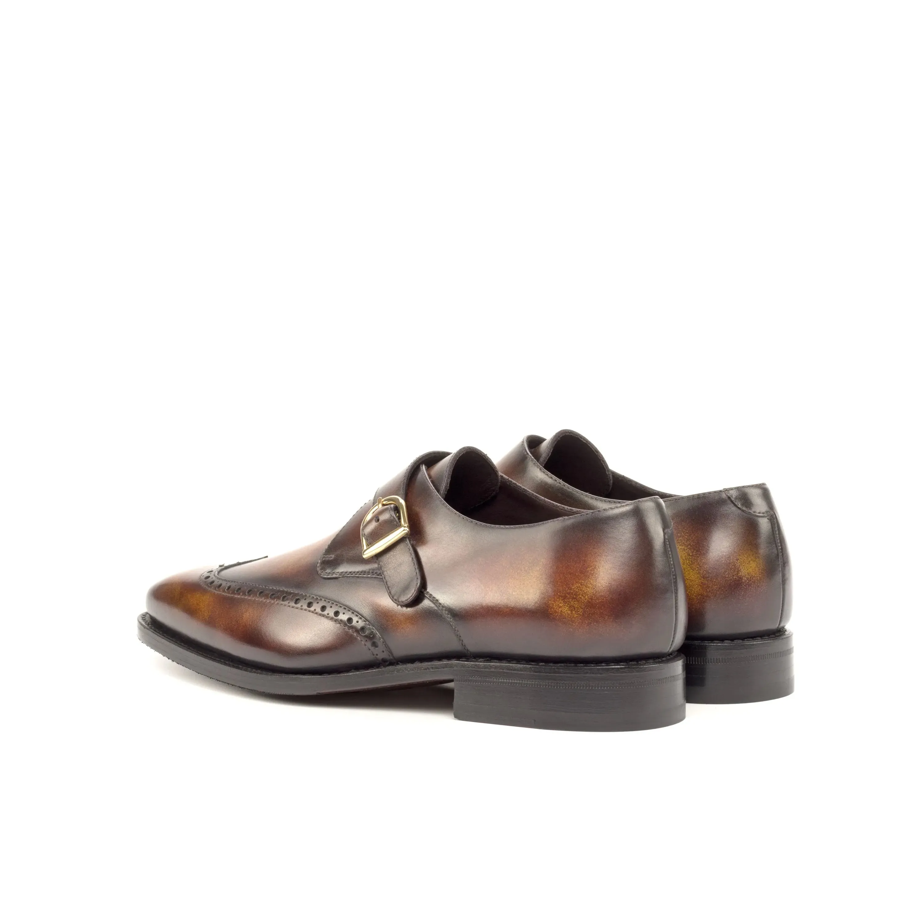 Rinos Single Monk Patina Shoes (sample)