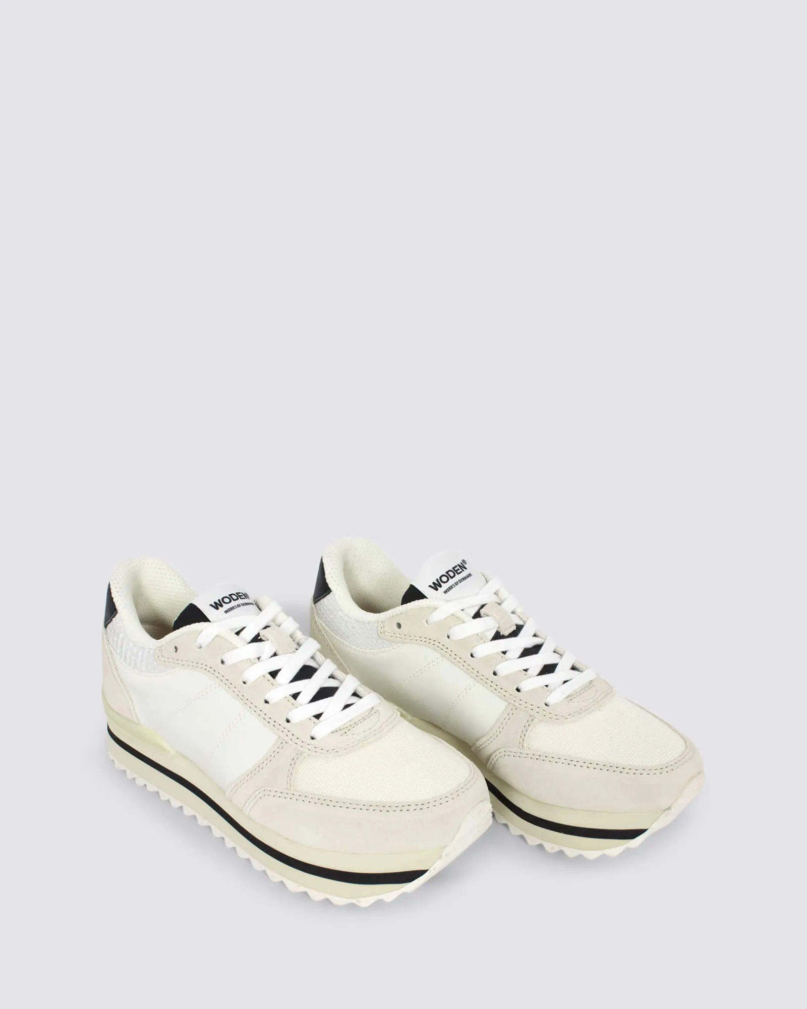 RONJA PLATEAU PLATFORM SNEAKERS WHISPER WHITE