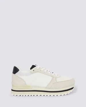 RONJA PLATEAU PLATFORM SNEAKERS WHISPER WHITE