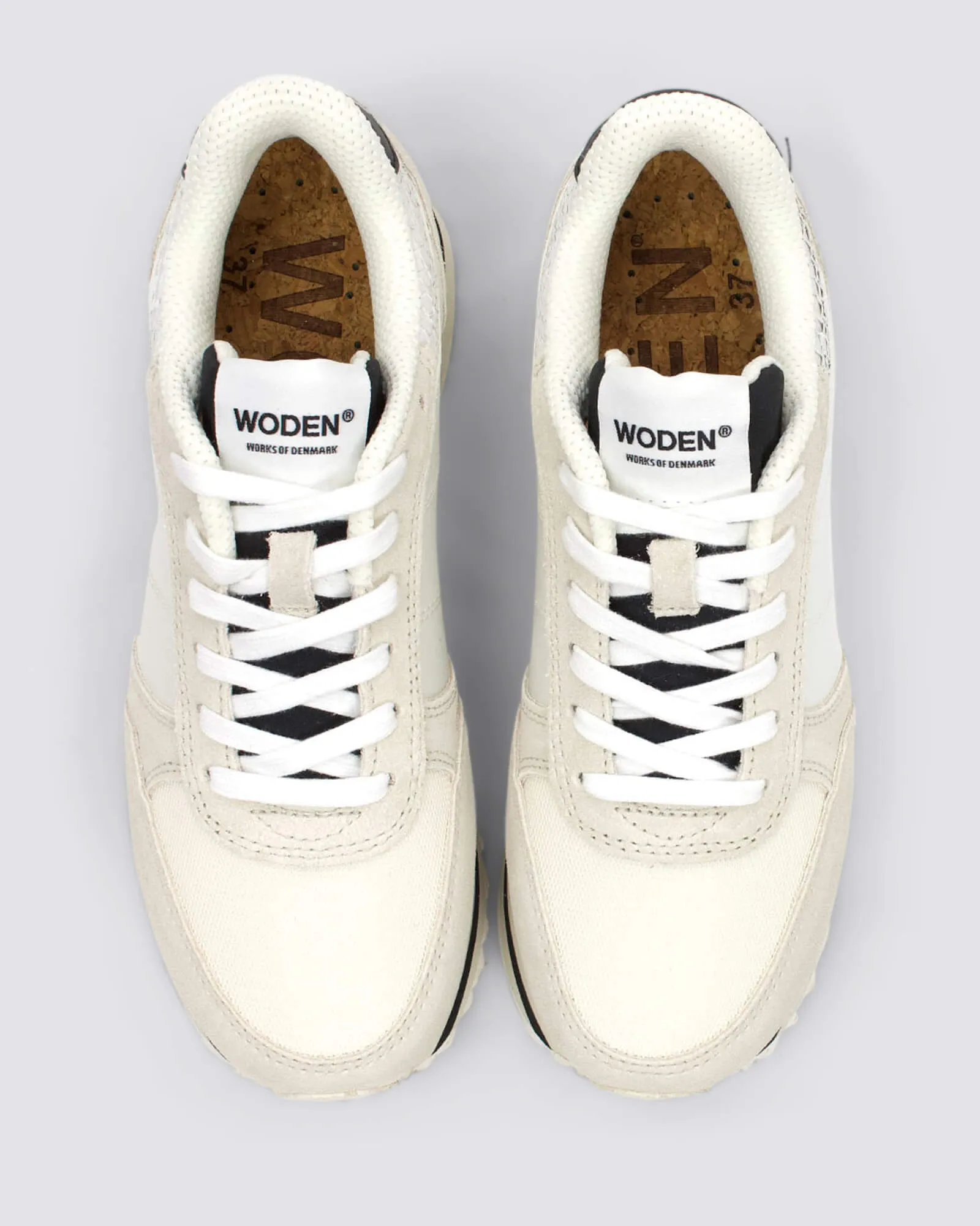 RONJA PLATEAU PLATFORM SNEAKERS WHISPER WHITE