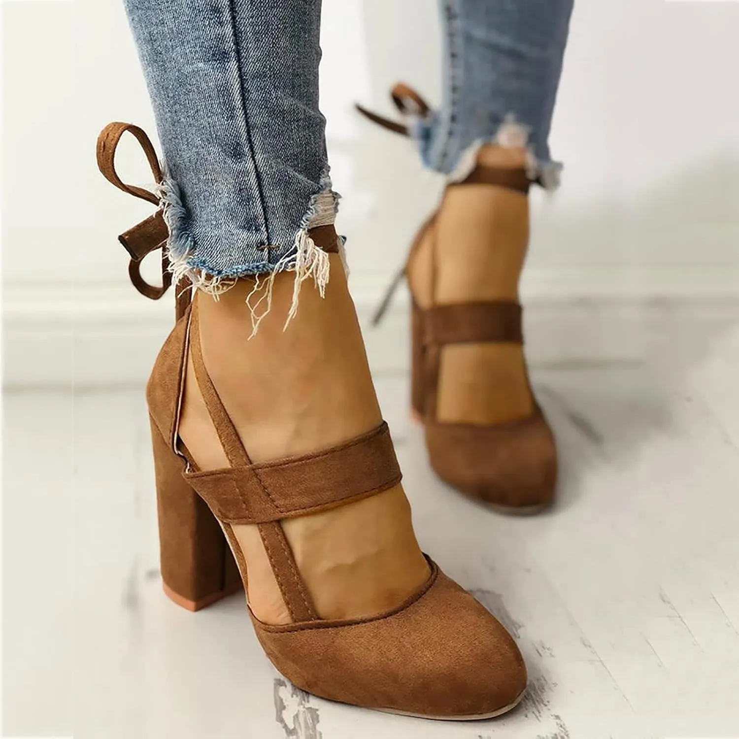 Sandal Heels for Women Chunky Heels for Women Chunk High Heel Stylish Sandals Chunk Low Heel Comfortable Sandal